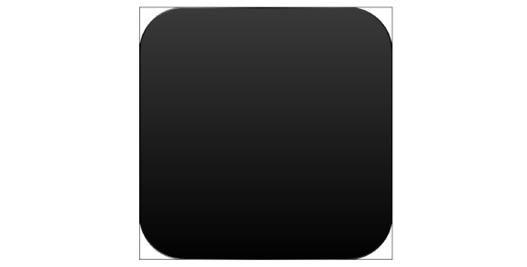 blank iphone app icon